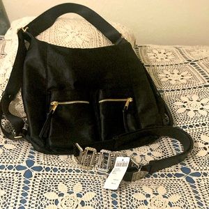Chico’s Purse w/ Adjustable Straps & Leather Belt